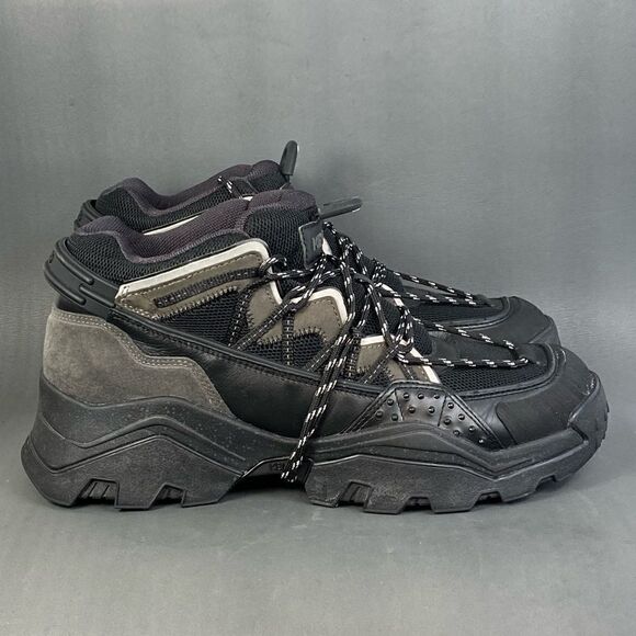 Kenzo Men's Inka Mix-Media Wraparound-Lace Sneakers size  12 (45) - Picture 1 of 9